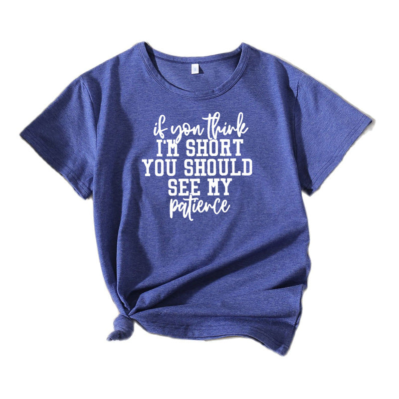 Kvinder Humoristiske Citater Grafik T-Shirt Stilla