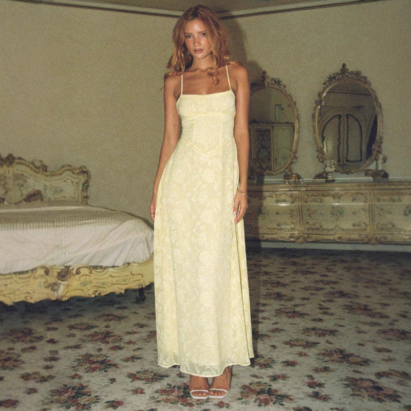 Dame Elegant Maxi Kjole Stilla