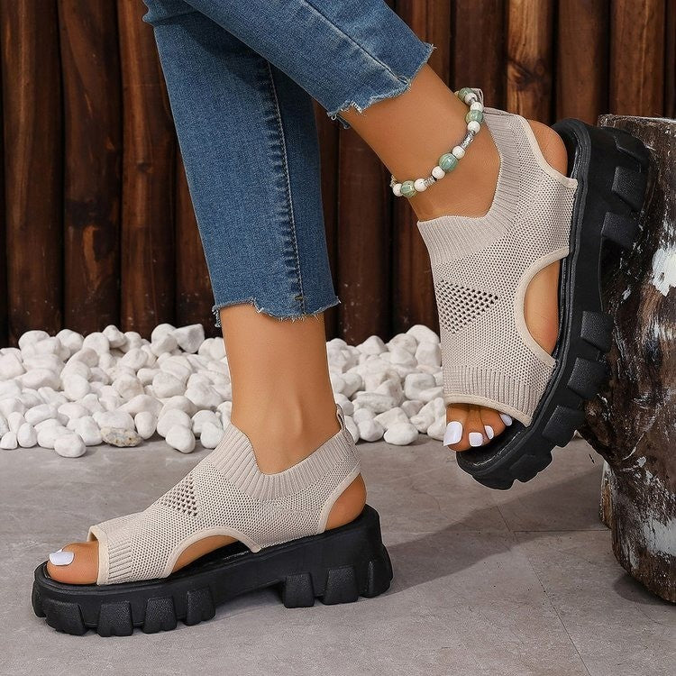 Dame Sportlige Sandaler med skridsikker sål og åndbart overmateriale Stilla