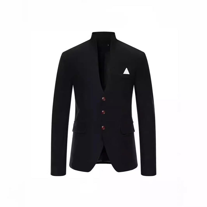 Herrer elegant Sakko med ståkrave Stilla