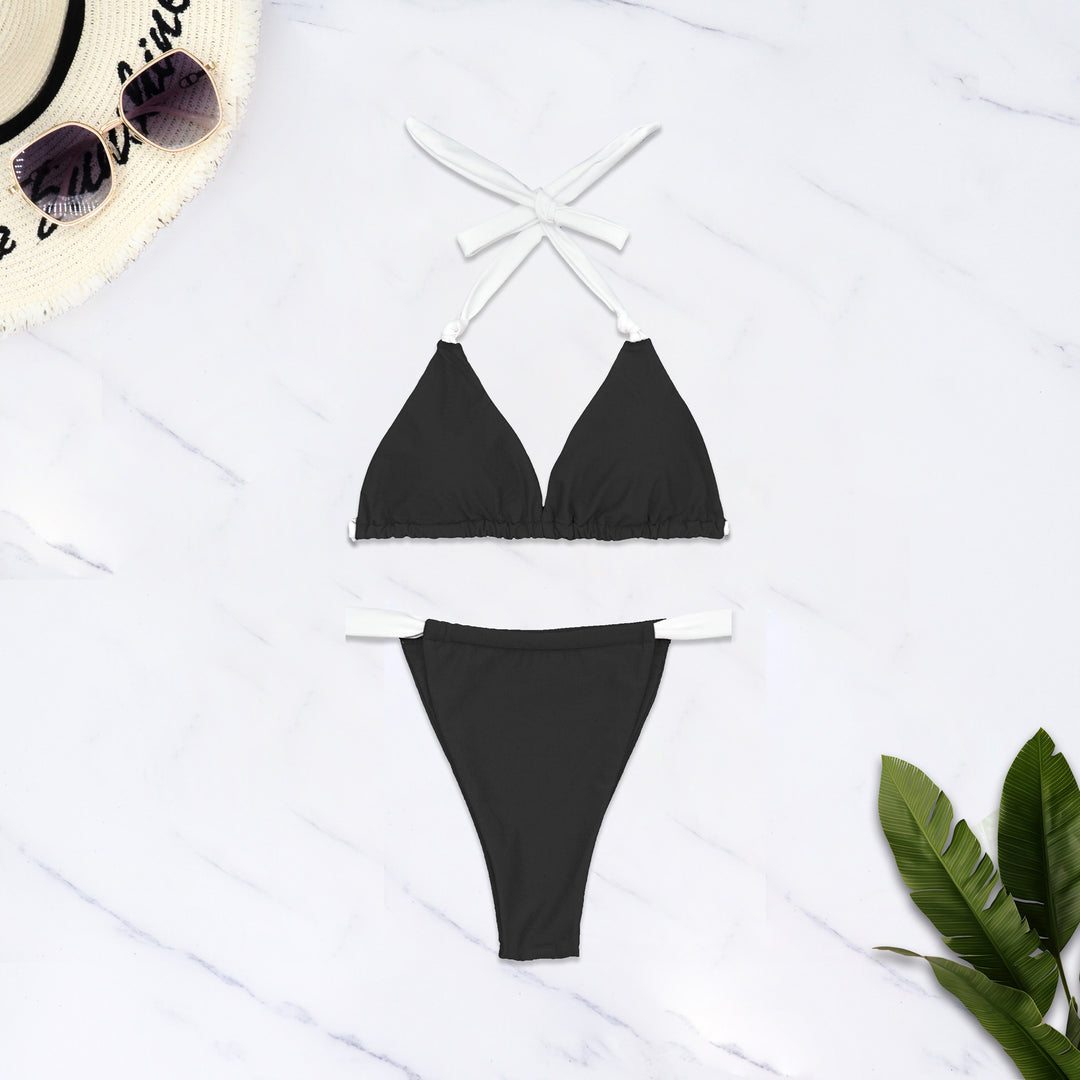 Dame Triangel-Bikini med justerbare stropper og moderigtigt design Stilla
