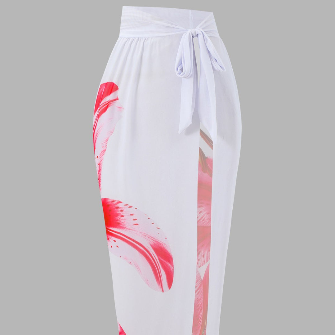 Dame Badebukser-Sæt med elegant blomsterprint Skovae