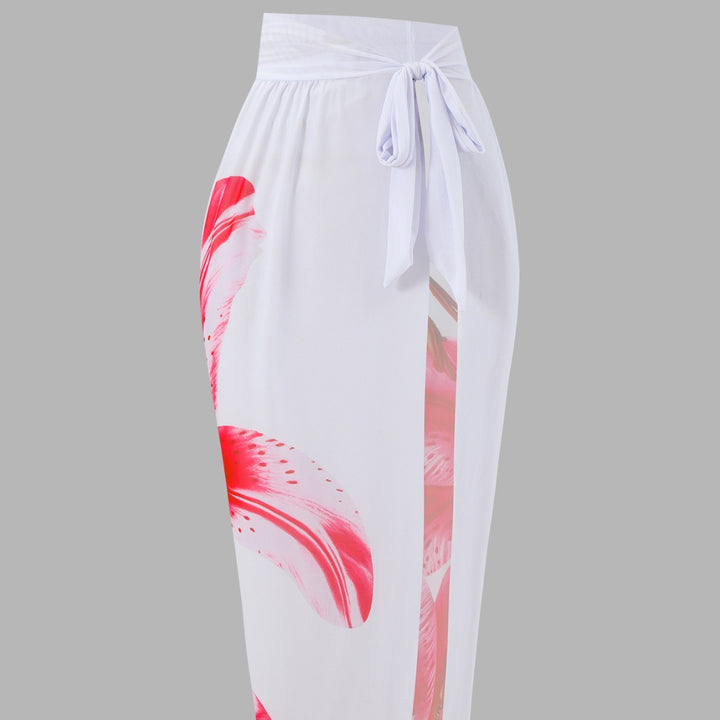 Dame Badebukser-Sæt med elegant blomsterprint Skovae
