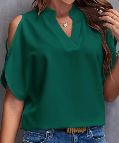 Dame Cold Shoulder Bluse Stilla