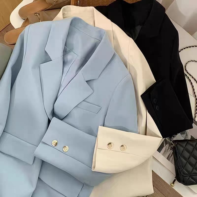 Damer elegant blazer med dobbelt knapåbning Stilla