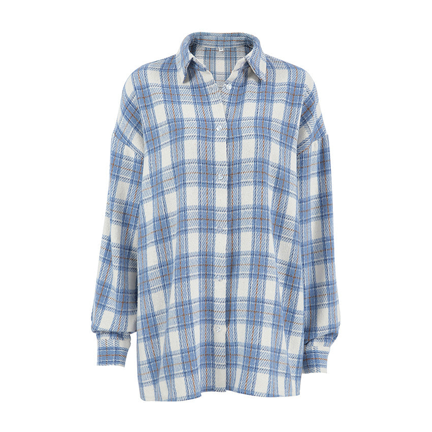 Dame Oversized ternetbluse Stilla