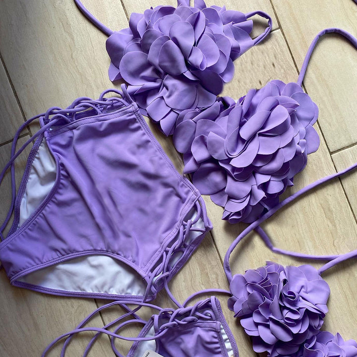 Dame bikini-sæt med blomsterdesign Stilla