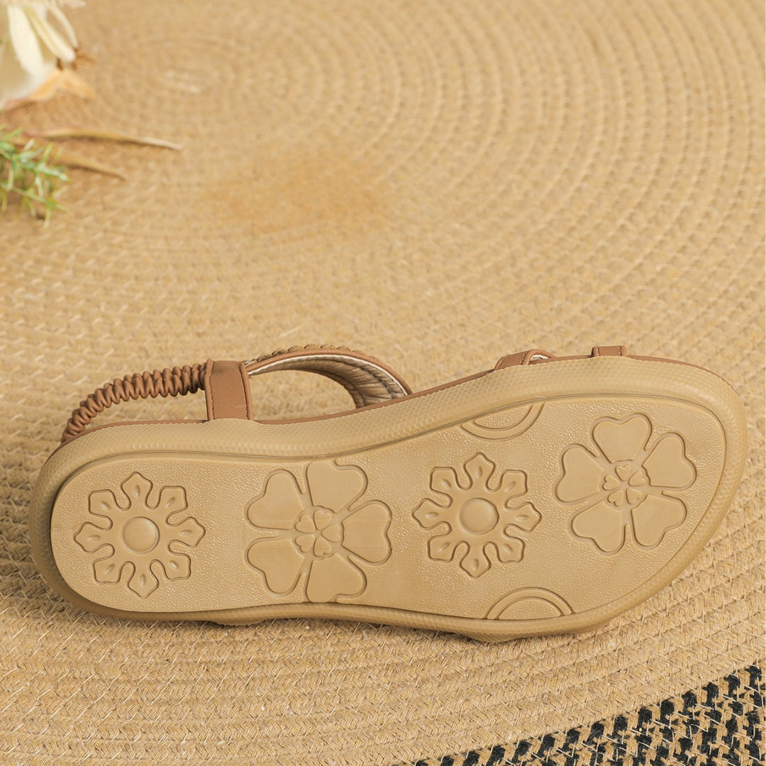 Dame behagelige sandaler med elegante smykkedetaljer Stilla