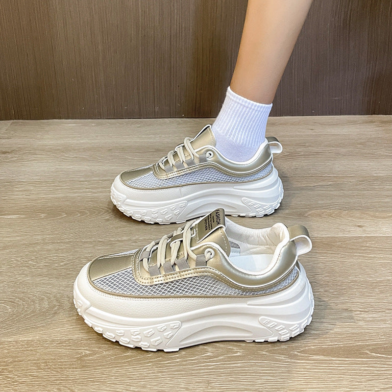 Dame Chunky Sneakers med åndbart mesh og innovativt sålprofil Stilla