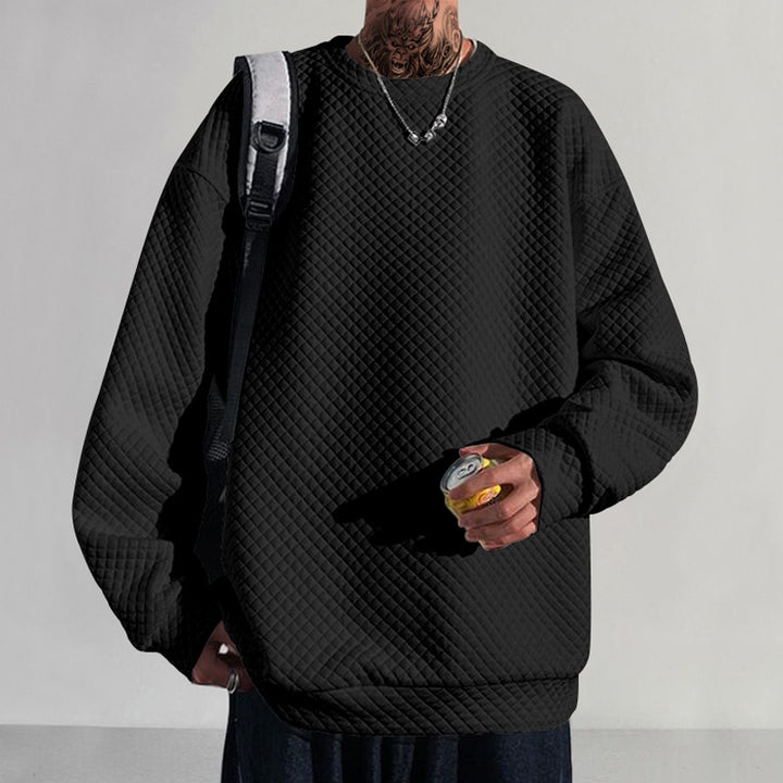 Herrer Oversized Sweatshirt med struktureret design Stilla