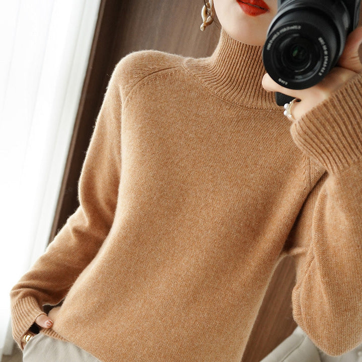 Stilla | Fashionable Turtleneck Striktrøje