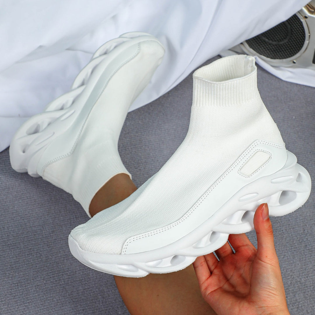Dame Sneakers med høj skaft og innovativ dæmpning Stilla