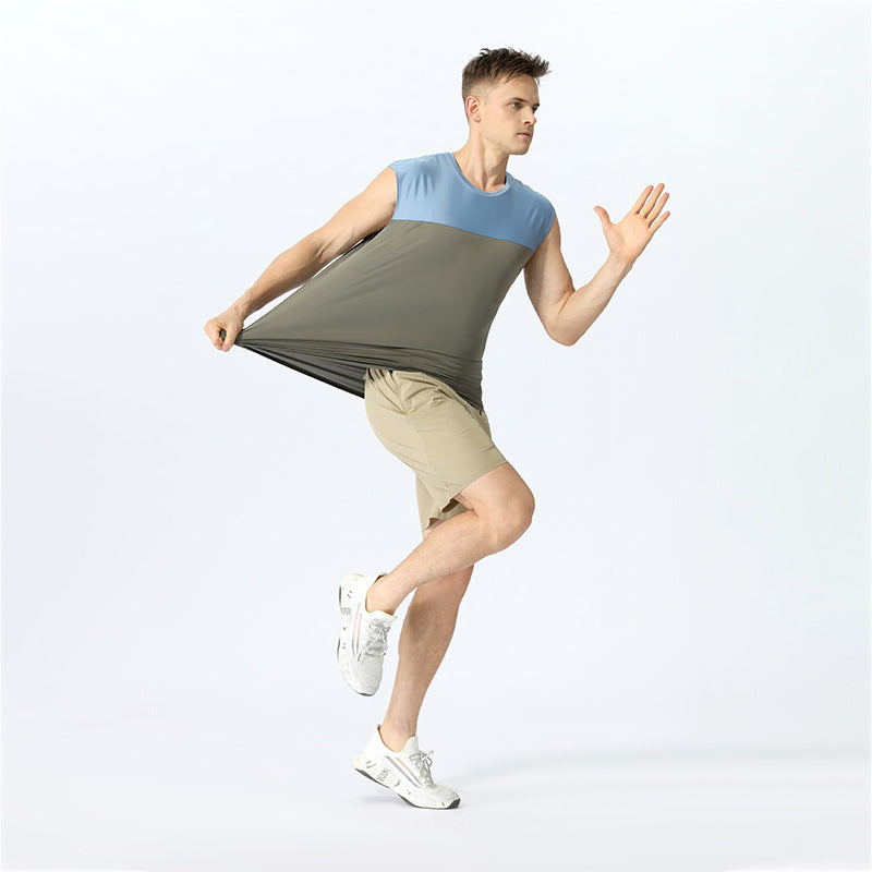 Herrer Sporty kortærmet skjorte med funktionelt design Stilla