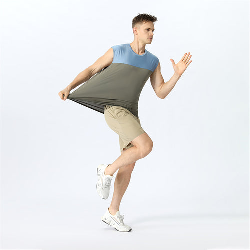Herrer Sporty kortærmet skjorte med funktionelt design Stilla