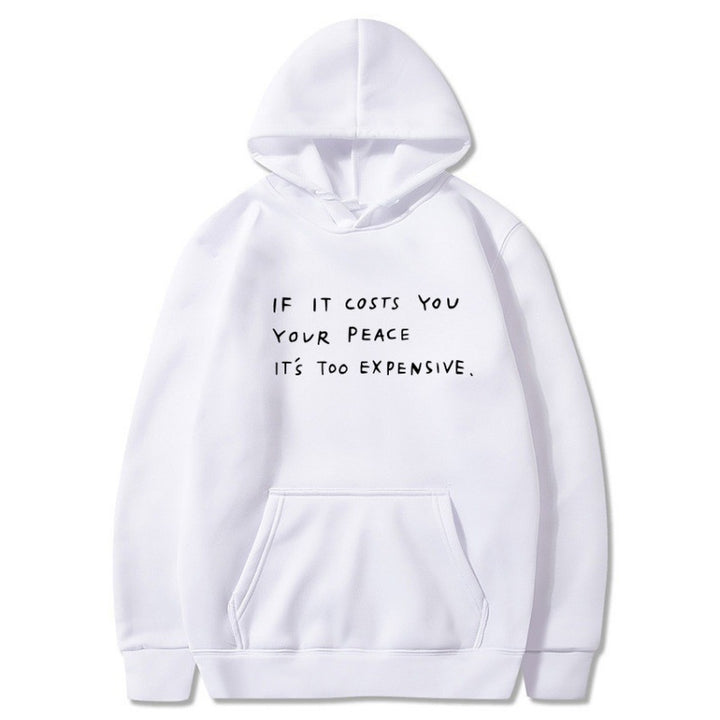 Kvinders hoodie med inspirerende citat og komfortabel pasform Skovae