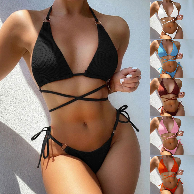 Dame bikinisæt med legende sommerfugledesign Skovae