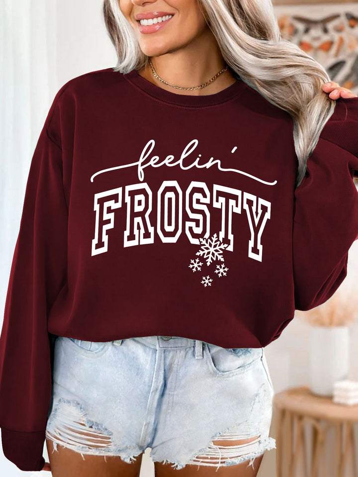 Kvinderne sweater med grafisk print Stilla