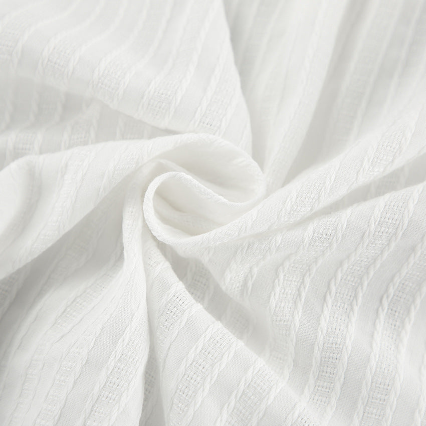 Dame Oversized Bluse med voluminøse ærmer og struktureret design Stilla