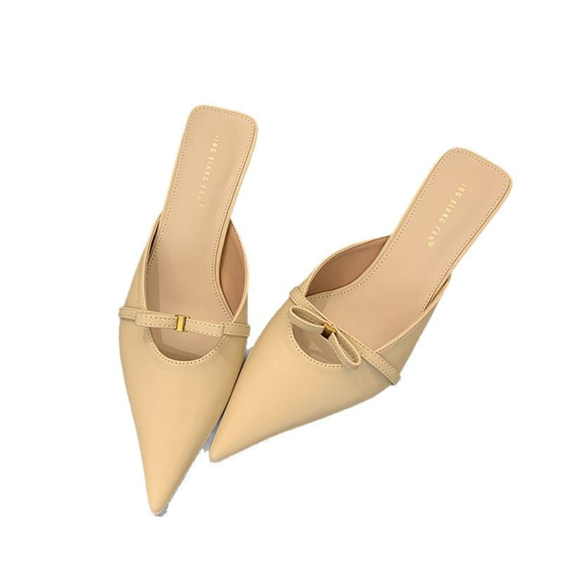 Dame Slingback Pumps med elegant spids design og fashionabel dekorativ rem Stilla