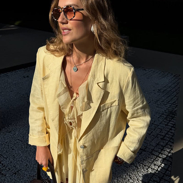 Dame blazer med afslappet pasform Stilla