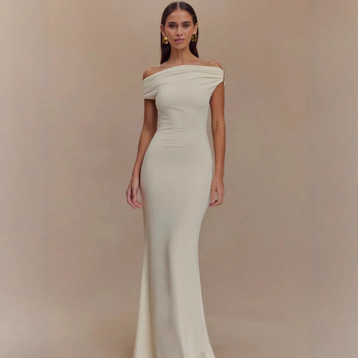 Dame Elegant Bryllupskjole Skovae