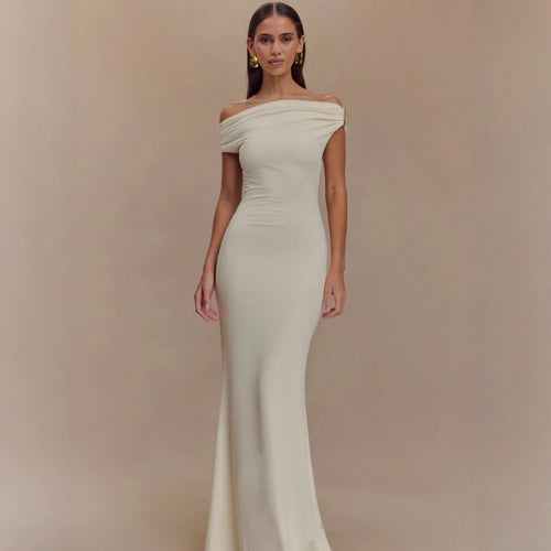 Dame Elegant Bryllupskjole Skovae