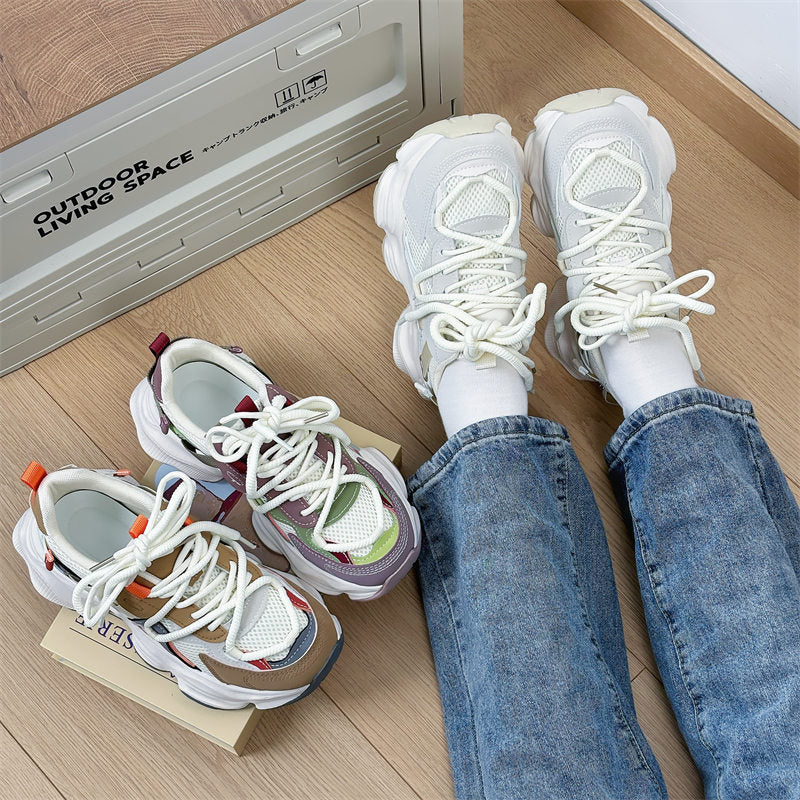 Dame Sporty Sneakers med åndbart mesh-overdel og fleksibel sål Stilla