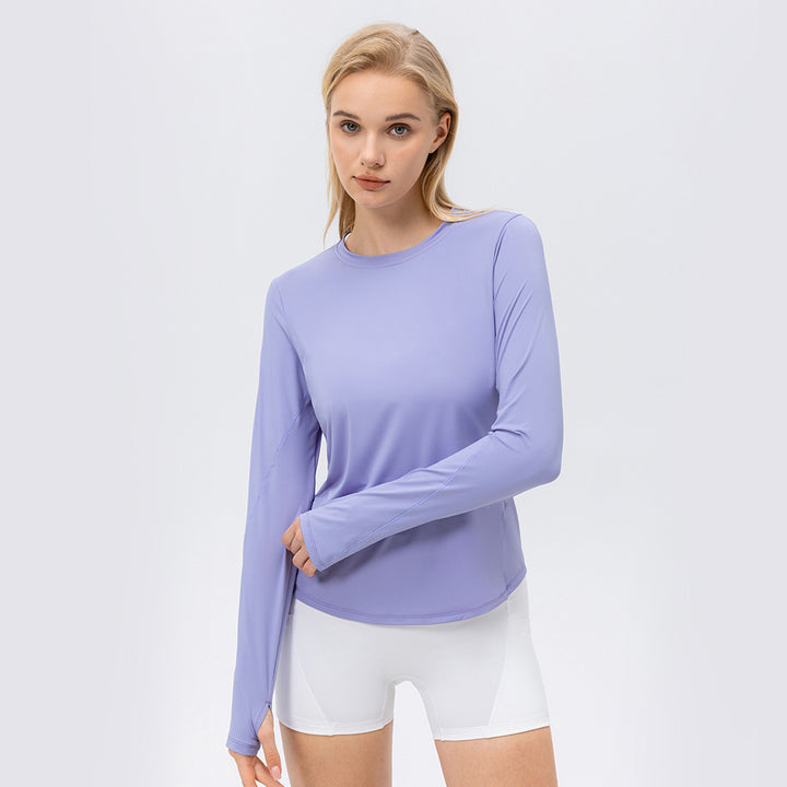 Dame Sporty Langærmet T-shirt med UV-beskyttelse og åndbare egenskaber Stilla