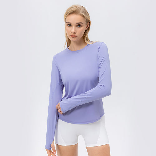 Dame Sporty Langærmet T-shirt med UV-beskyttelse og åndbare egenskaber Stilla