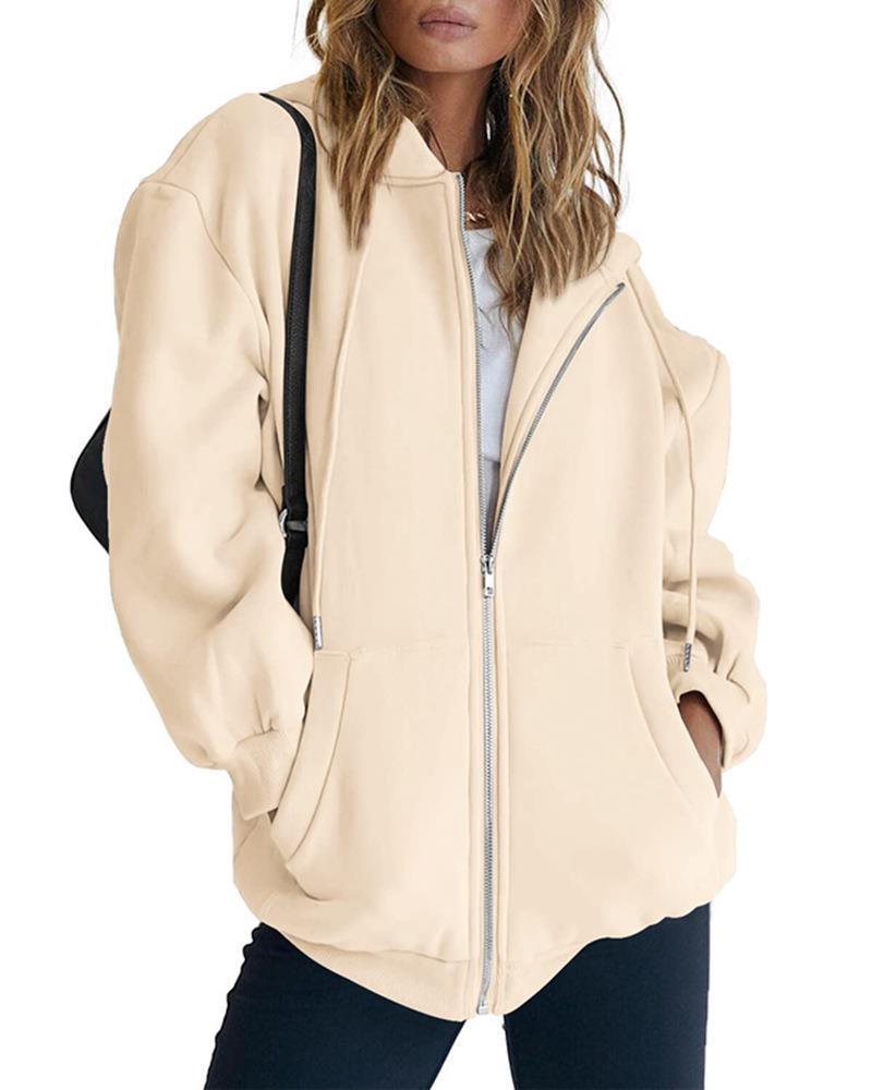 Kvinder Oversized Hoodie Jakke Skovae