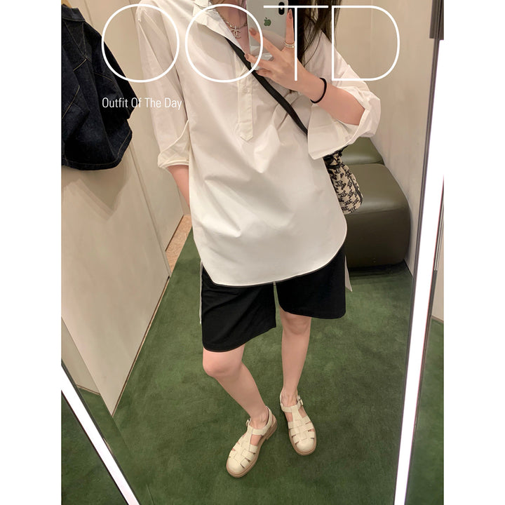 Dame lukkede sandaler med detaljerem Stilla