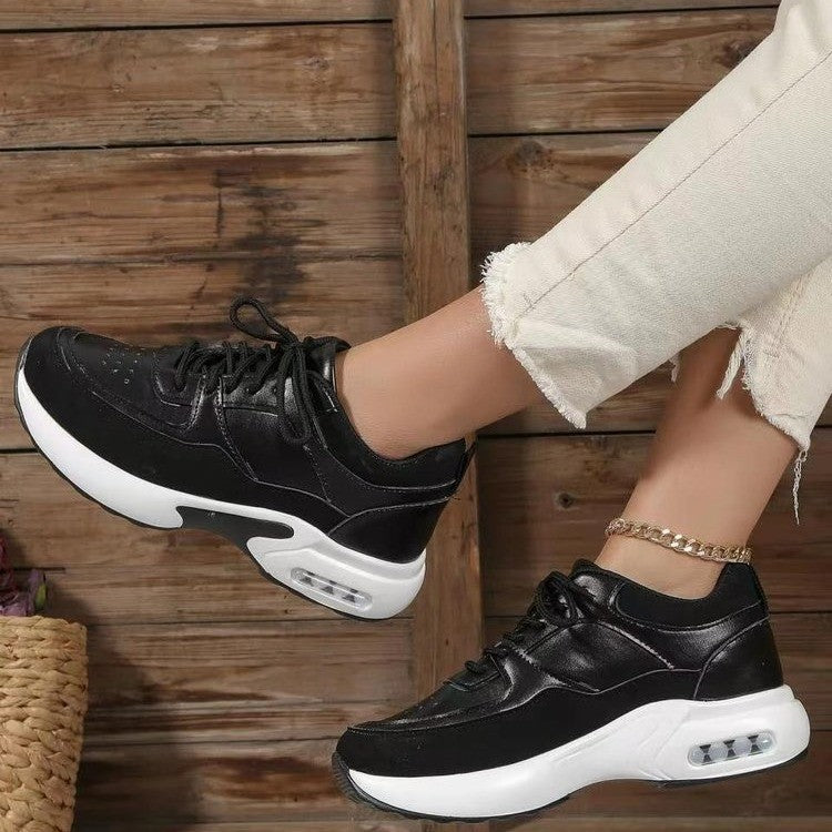 Dame Sporty Sneakers med åndbart overfladestruktur og komfortabel dæmpning Stilla