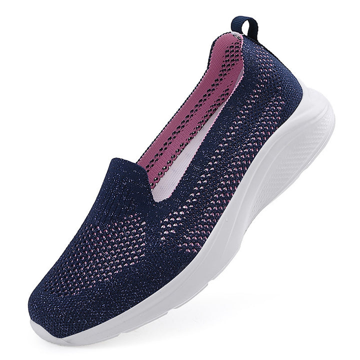 Dame nan sømløs sokkesneaker med memory-fodergulv og fleksibel letløbssål Skovae