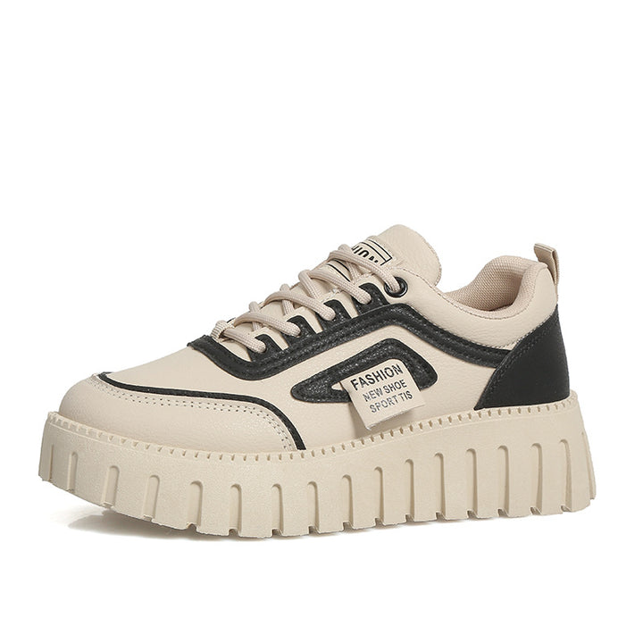 Dame Sneakers med tyk plateau og sportiv design Stilla