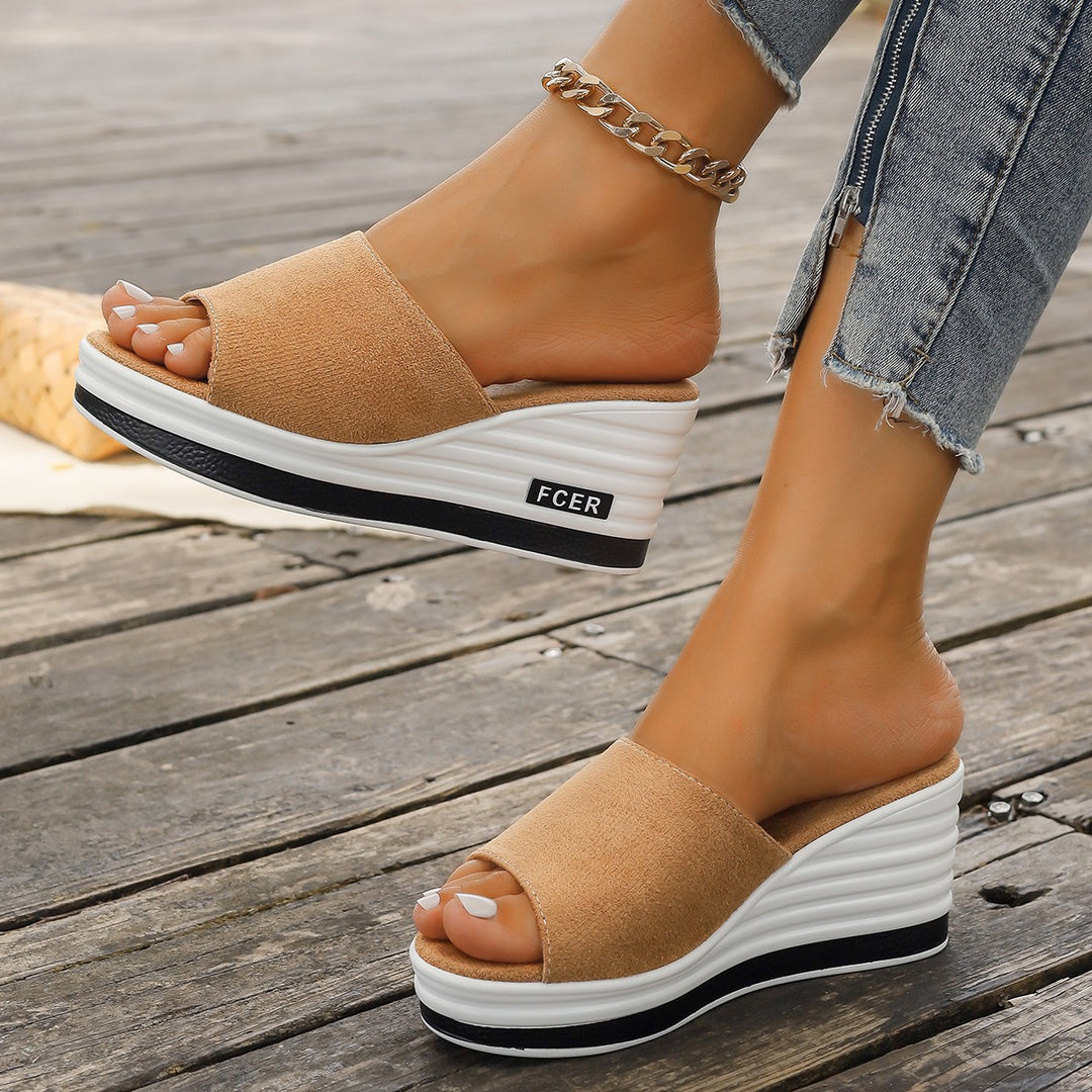 Dame Wedge-Sandaler med komfortabelt fodbede og moderne design Stilla