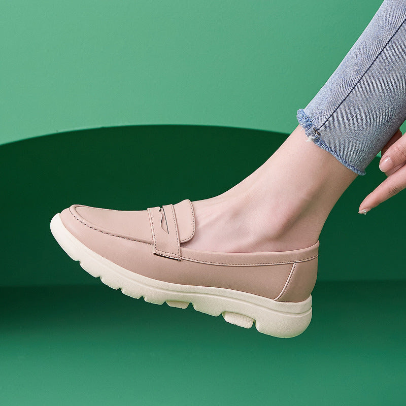 Dame Komfortable Slip-On Loafers med dæmpende sål og smidige overfladematerialer Stilla