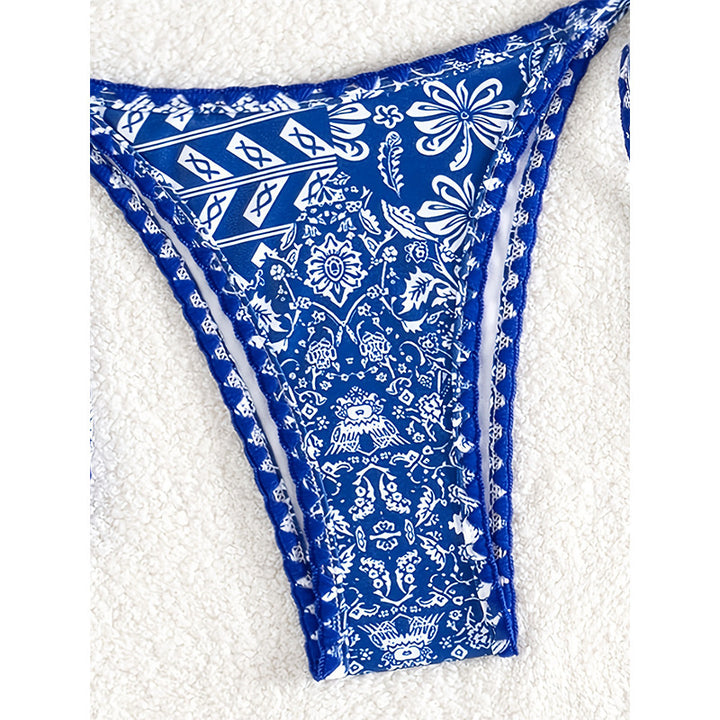 Dame Triangel-Bikini med legende blomsterprint Skovae