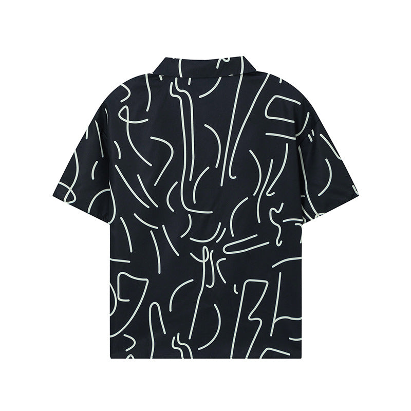 Dame Abstract Print Lounge Sæt Stilla