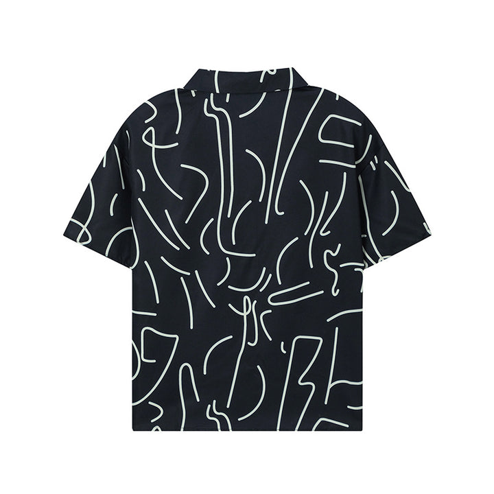 Dame Abstract Print Lounge Sæt Stilla