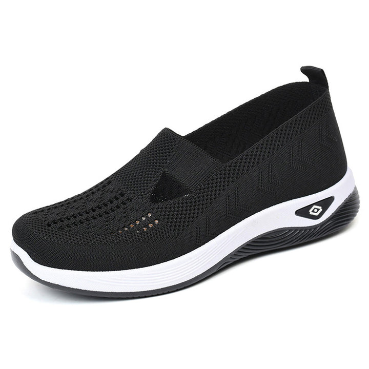 Dame Let Sneaker med åndbart strikdesign Stilla