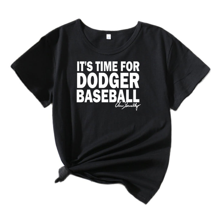Dame Fritids Sport Grafik T-shirt Stilla