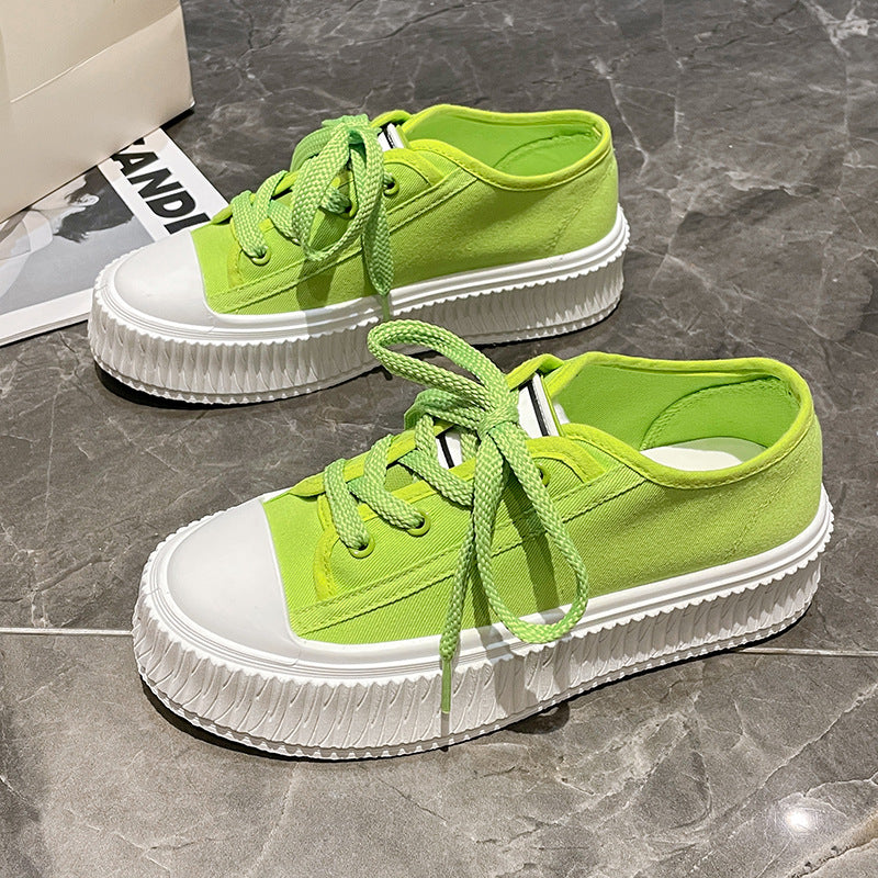 Dame Chunky Sneakers med struktureret sål og åndbart overmateriale Stilla