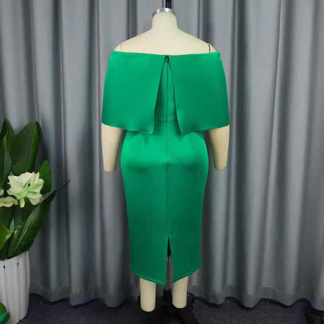 Damer Elegant Midi-kjole med overdimensioneret sløjfe-detalje Skovae