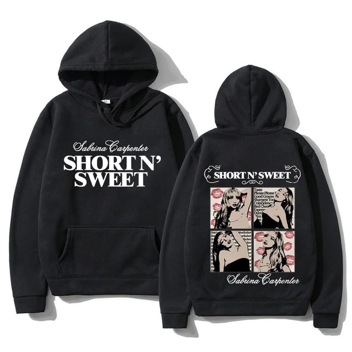 Kvinders hoodie med kreativt tegneserie design og afslappet snit Stilla