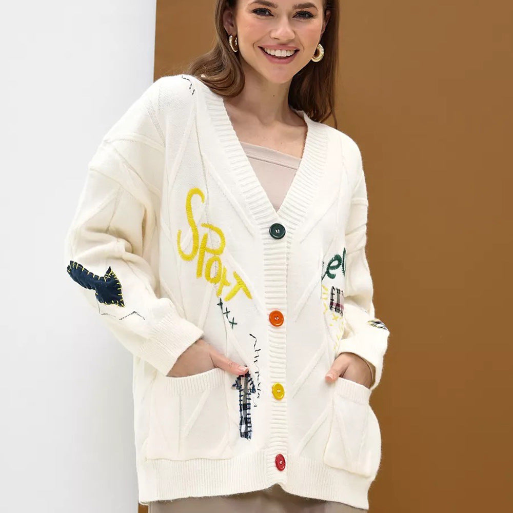 Femme Artistic Overdimensioneret Strikcardigan Stilla