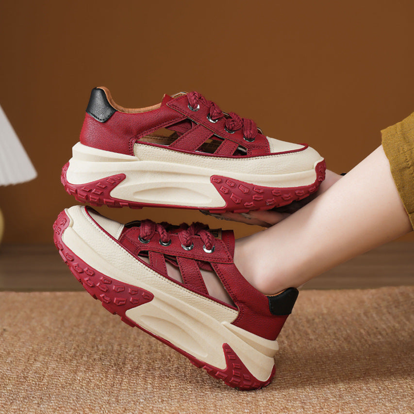 Dame Chunky Sneakers med luftgennemtrængeligt overmateriale og behagelig dæmpning Stilla