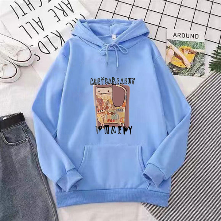 Kvinders hoodie med kreativt grafisk design Skovae