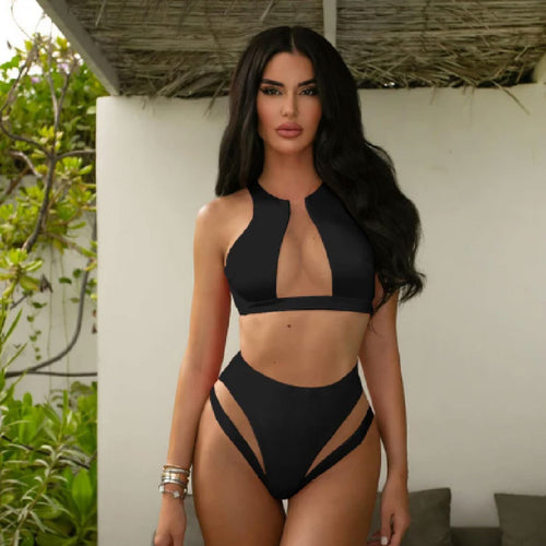 Dame Bikini-sæt med innovativt snit og forførende udsparinger Stilla