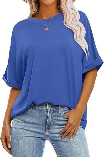 Dame Oversized T-Shirt med afslappet snit Stilla