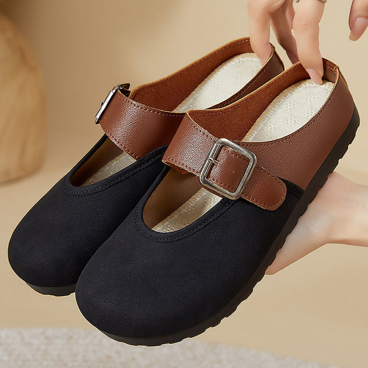 Dame Elegante Clogs med justerbar rem og komfortabel indersål Stilla